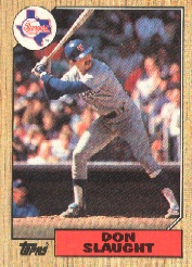 1987 Topps Baseball Cards      308     Don Slaught